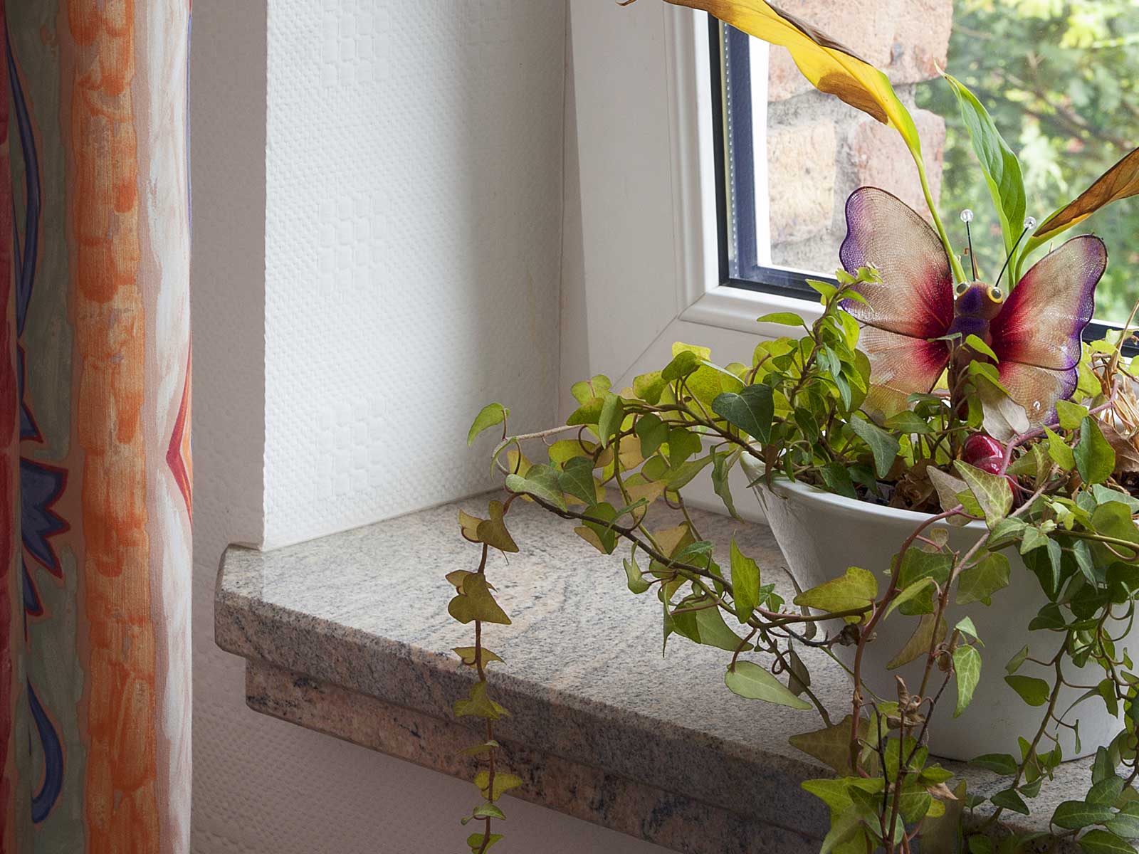Gepflegte Außenanlage am Haus