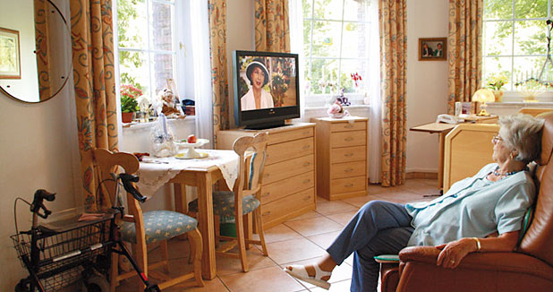Individuell gestalteter Wohnbereich